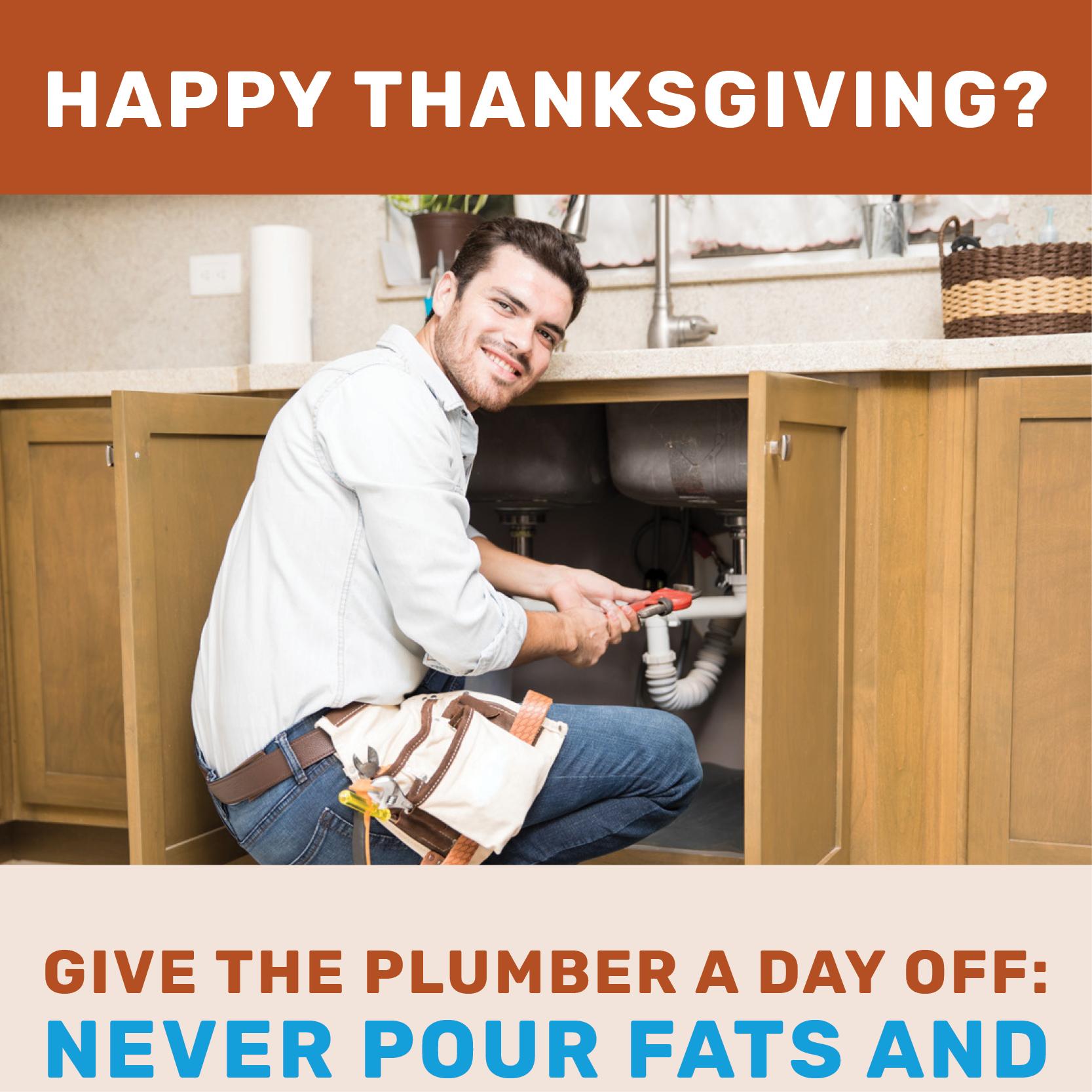 Thanksgiving plumber